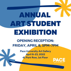 flyer for Annual Art Student Exhibition