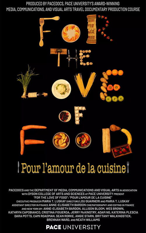 For the Love of Food Documentary poster